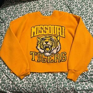 Missouri Tigers Yellow Sweatshirt vintage